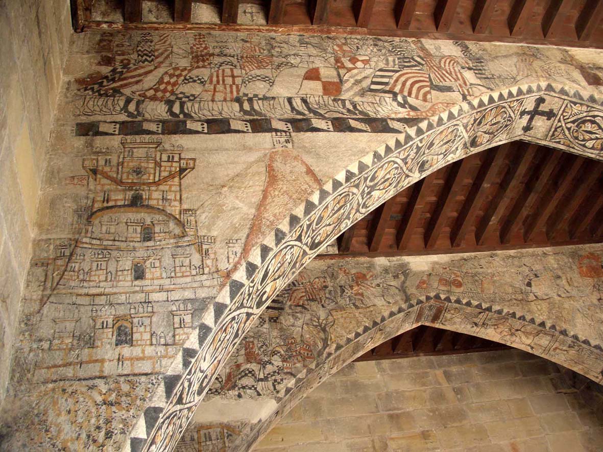 Pinturas góticas del castillo de Alcañiz