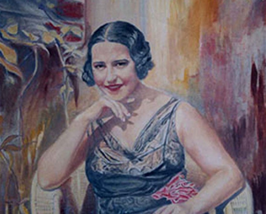 Elvira Hidalgo Retrato de 1932, por Gastón Pootmans en Ostende (1)
