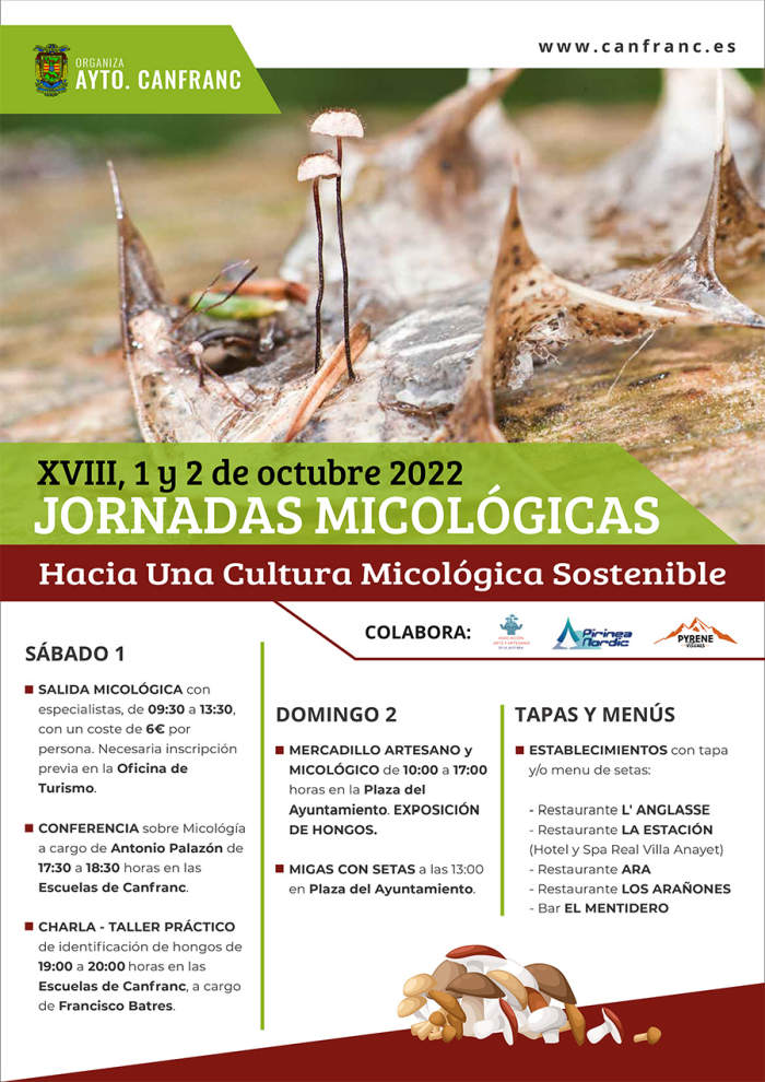 Jornadas micológicas de Canfranc 2022
