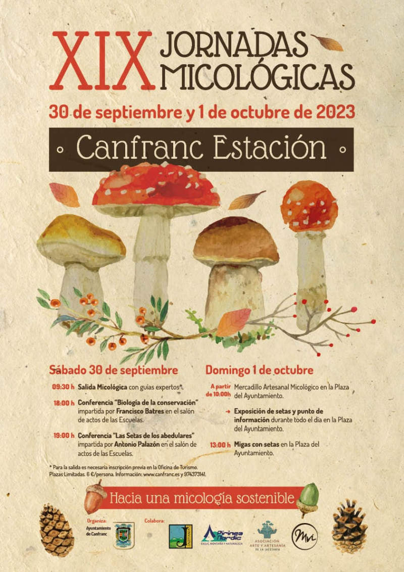 Jornadas micológicas de Canfranc 2023