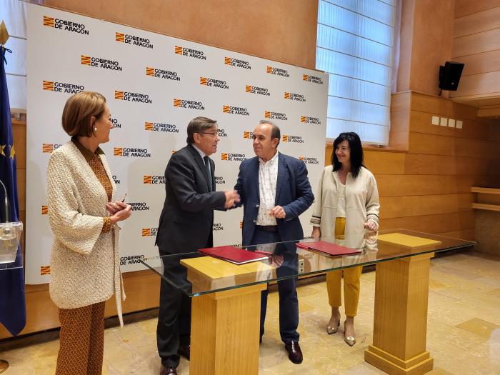 Firma Plan Sostenibilidad Mancomunidad Alto Valle del Aragón
